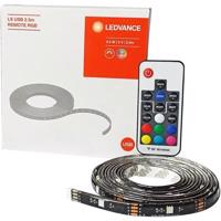 LED pásek 5V 4,5W RGB IP20 2,5m LEDVANCE s ovladačem, napájení USB LEDVAN06240
