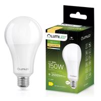 LED žárovka LED E27 A80 18W = 150W 2500lm 3000K Teplá bílá 260° LUMILED