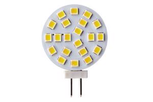 LED21 LED žárovka 5W 21xSMD2835 G4 450lm 12V DC TEPLÁ BÍLÁ