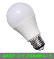 LUMAX LED žárovka koule E27 9W 810lm Studená bílá 6500K, 3+1 Zdarma !!!