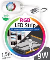 LUMAX RGB LED nábytkové ( pod postel ) STMÍVATELNÉ osvětlení s pohybovým senzorem 1x1,5m 9W