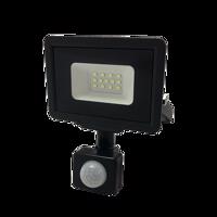 Optonica LED reflektor Černá City Line PIR čidlo 10W Studená bílá FL5941