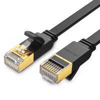Patchcord Ugreen Ethernet U/FTP Cat. 7 10Gb/s plochý 0,5 m černý (NW106) 6957303837380