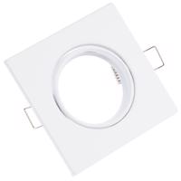 Podhledové bodové svítidlo stropní výklopné OPIN GOLDLUX (Polux) čtverec STAL bílý SANOPR0178