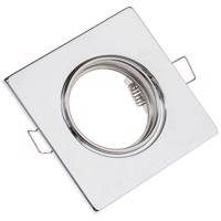 Podhledové bodové svítidlo stropní výklopné OPIN GOLDLUX (Polux) čtverec STAL CHROM SANOPR0174