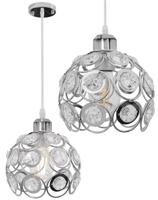 Rea ELEGANTNÍ STROPNÍ SVĚTLO APP207 CRYSTAL LOFT SILVER OSW-00402