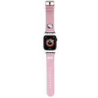 Řemínek Hello Kitty Kitty Head pro Apple Watch 38/40/41 mm - růžový 3666339190255