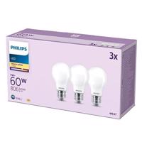 Sada 3x LED žárovka LED Kula E14 P45 4.9W = 40W 470lm 2700K Teplá bílá PHILIPS PHSECW0105