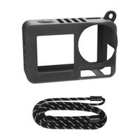Silikonové pouzdro s řemínkem Sunnylife OA5-BHT885-D pro ACTION 5 PRO (černé)