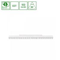 SPECTRUMLED SYSTEM SHIFT CCT- GRID L TRACK LIGHT 440X23X42MM 22W 40DEG Bílá CCT SWITCH 5Y WARRANTY