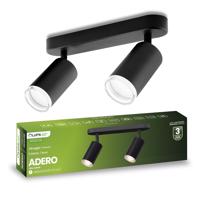 Svítidlo stropní Reflektor LED Spot 2x GU10 IP44 ADERO černá Lumiled