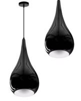 Syntron Svítidlo závěsné kapka E27 černá HY-2701 DN534