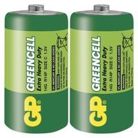 Zinková baterie GP Greencell C (R14), 2 ks B1230